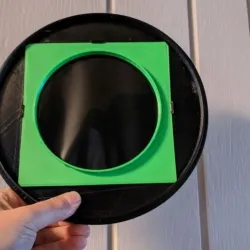 Solar filter cap for National Geographic CF114 and Orion XT8
