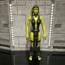 STAR WARS VINTAGE OOLA V2 JABBA'S DANCER ACTION FIGURE, CUSTOM KENNER, HASBRO, 3.75", 1/18