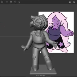 Steven Universe Amethyst 3D model