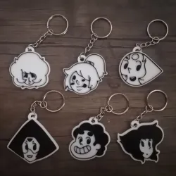 Steven universe keychains
