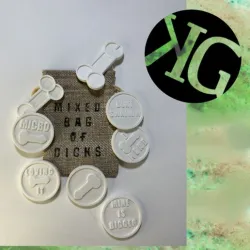 STL/ KG Customs & Creations Mixed bag of Dicks STL / Mixed bag of Dicks / 3D printed