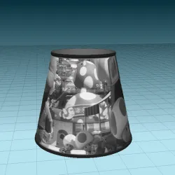 Super mario Lamp Shade with supports