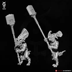 Temple Acolytes Skinks (GONG GUARDS)