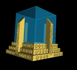 Tesseract Stand - Space stone - Infinity stone