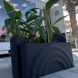triangle planter set for large scale 3D printing