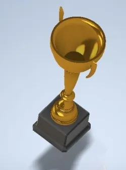Trophy (Cup) with base