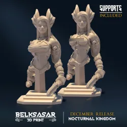 Vampiress Bust Topless and Normal