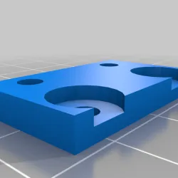 Wanhao Duplicator (Cocoon Create Model Maker) i3 Mini E3D Clone Hotend Adapter