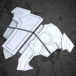 Wolf Predator Back Plate Armour