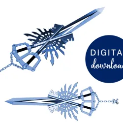 X-Blade Keyblade STL FILES [Kingdom Hearts]