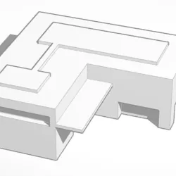 1:400 Building for airport diorama