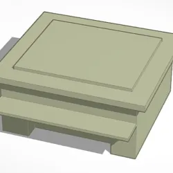 1:400 Building for airport diorama
