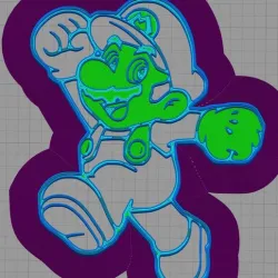 1 Piece Mario Cookie Cutter