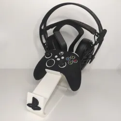2 CONTROLLER STAND AND HEADSET PLAYSTATION
