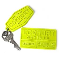 3D Printable STL Keychain & Business Card | Customizable & Commercial Use | Royalty-Free Digital Designs