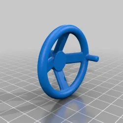 3d printer valve handle.