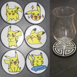 6 Pokemon Pikachu Coaster