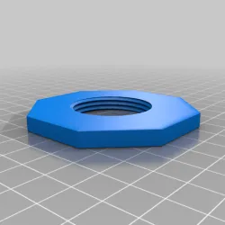 63x3mm Flange with 33mm Thread