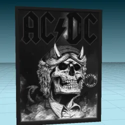 AC- DC Album cover clip art