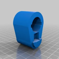 Airsoft M4 CQB endcap for quick detach