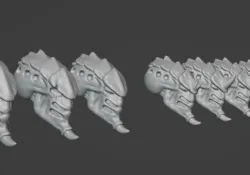 Alien warrior heads