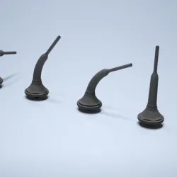 Antenna mount for Ukrainian and Russian (Soviet) vehicles