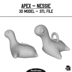 Apex Legends Nessie (+ keychain version) 3D model - STL file