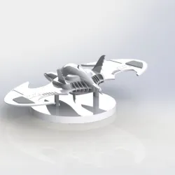 BATMAN BATWING CLASICO CON BASE SEPARABLE /CLASSIC BATMAN BATWING WITH DETACHABLE BASE