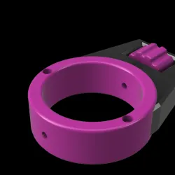 BDSM - Wall dowel holder