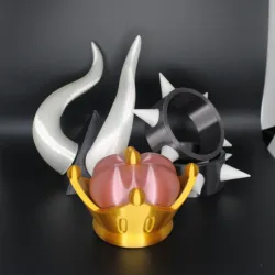 Bowsette Cosplay and Gaming Headset kit
