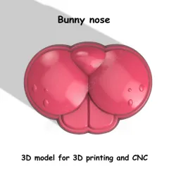 Bunny nose Stl File