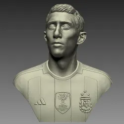 Bust Angelito Di Maria - Printable 3d print