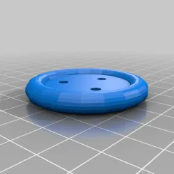 Button Radius - 3 Holes