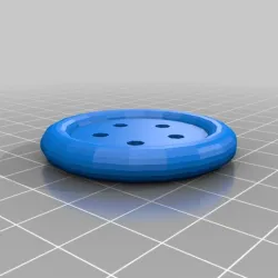 Button Radius - 5 Holes