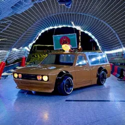 CAMPER SHELL FOR APLASTICS DATSUN 620 R/C BODY