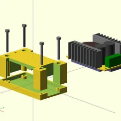 Case for DC-Boost 12V-24V PCB