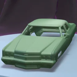 Chevrolet Impala 1972 (1/24) Printable Car Body