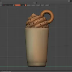 Choco Milkshake - Keyring