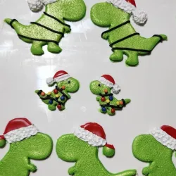 Christmas Hat Dinosaur