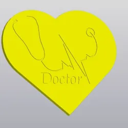 Cup coaster Doctor