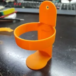 Cup holder with screw mount arcade