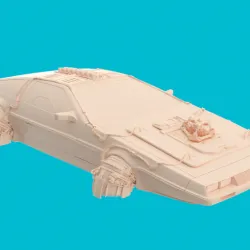 CyberPunk Delorean 3D model
