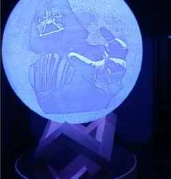 Darth Vader Father's Day Gift Moon Lamp