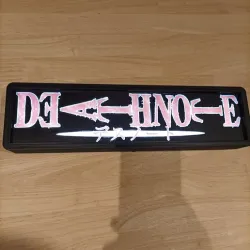 DeathNote 3D LED Lamp