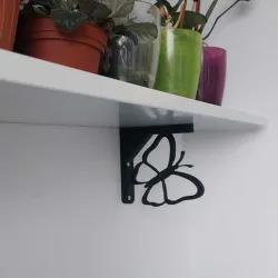 Decorative wall bracket - butterfly