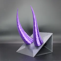 Demon Cosplay and Gaming Headset Horns