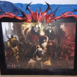 Diablo 3 picture frame for a diablo 4 jigsaw puzzle :)