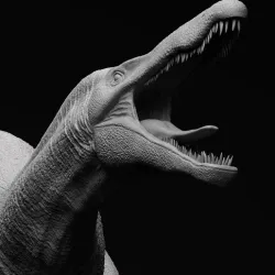 Dinosaur Suchomimus Statue