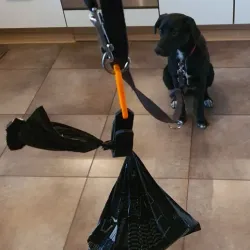 Dog poo bag holder
