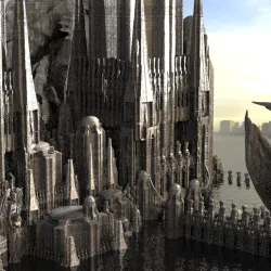 Dragon Monolith Bridge kitbash 4